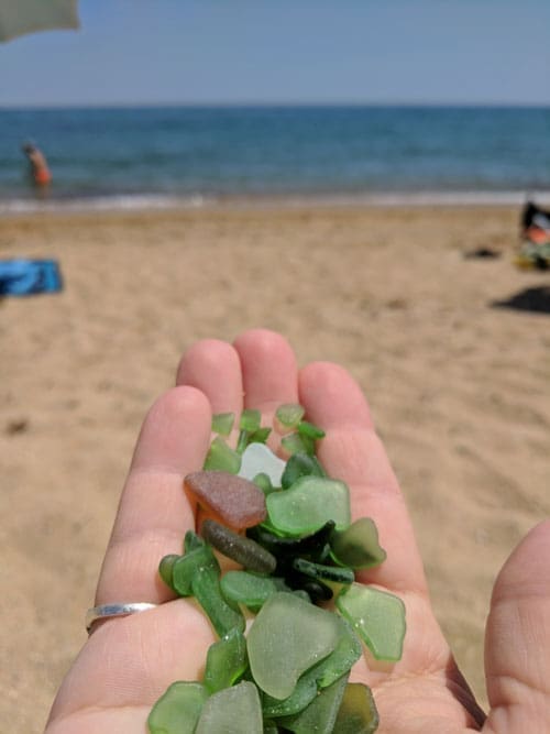 sea glass from France