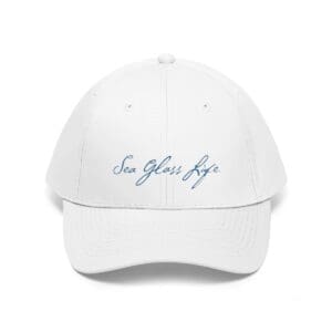 “Sea Glass Life” Twill Embroidered Ball Cap